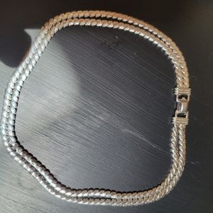 Vintage Coro HeavyDouble Chain Necklace